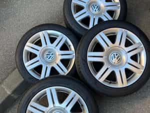 Jante VW Phoenix 5x112 R17 cu anvelope Goodyear Eagle F1 Asymmetric 6 — miniatura 1