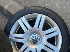 Jante VW Phoenix 5x112 R17 cu anvelope Goodyear Eagle F1 Asymmetric 6 — miniatura 5