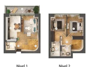 Duplex cu 3 camere - Tip D3A1 — miniatura 2