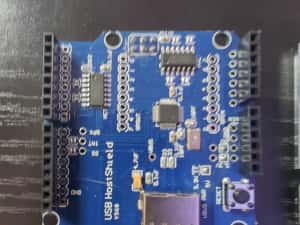 Arduino UNO R3 Board Originală + USB Host Shield + Cablu — miniatura 2