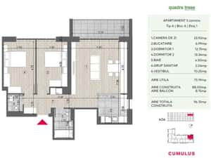 3 camere, Direct Dezvoltator, Quadra Trees, Drumul Taberei! Comision 0 — miniatura 3