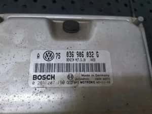 Ecu calculator motor 1.4 b vw golf 4 1j 036906032g 0261207190 — miniatura 2