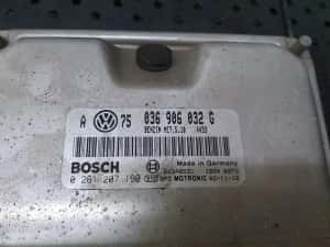 Ecu calculator motor 1.4 b vw golf 4 1j 036906032g 0261207190 — miniatura 5