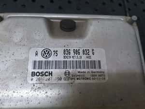 Ecu calculator motor 1.4 b vw golf 4 1j 036906032g 0261207190 — miniatura 8