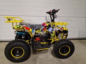 Atv Quad adus din Germania pentru copii cu motor pe benzina 49cc — miniatura 10