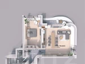 Apartament MODERN 2 camere intr un Complex Rezidential NOU la un SUPER — miniatura 5