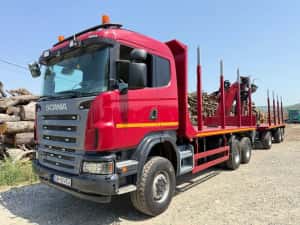 Scania G420 2010 6x6 Transport lemne - Camion Forestier -  Macara Epsi — miniatura 9