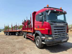 Scania G420 2010 6x6 Transport lemne - Camion Forestier -  Macara Epsi — miniatura 10
