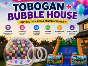 Închiriez Tobogan Gonflabil și Bubble House — miniatura 2