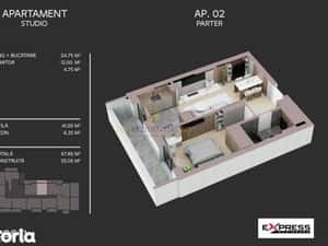 Apartament cu 2 camere de vanzare, tip studio, Sector 4, acces metrou — miniatura 6