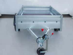 Remorca 750 kg auto mono-ax REPO, noua, garantie, carte RAR — miniatura 5