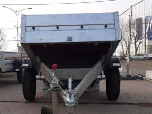 Remorca 750 kg auto mono-ax REPO, noua, garantie, carte RAR — miniatura 8