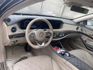 Mercedes Benz S Maybach w222 facelift - plansa de bord - set centuri de siguranta - kit airbag volan pasager cortine genunchi scaun
