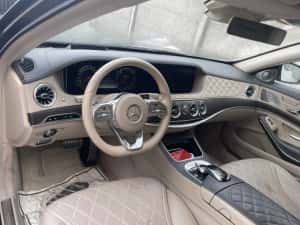 Mercedes Benz S Maybach w222 facelift - plansa de bord - set centuri de siguranta - kit airbag volan pasager cortine genunchi scaun — miniatura 5