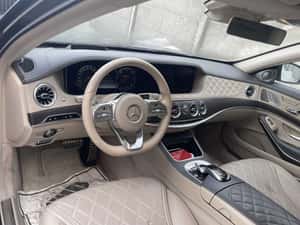 Mercedes Benz S Maybach w222 facelift - plansa de bord - set centuri de siguranta - kit airbag volan pasager cortine genunchi scaun — miniatura 9