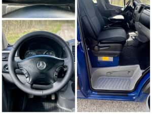 Mercedes sprinter 316,doka 2012,Clima,6-7 locuri,cabina dubla,bena — miniatura 7