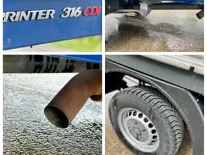 Mercedes sprinter 316,doka 2012,Clima,6-7 locuri,cabina dubla,bena — miniatura 8