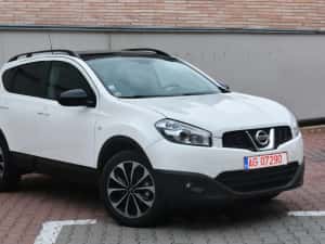 Nissan Qashqai Tekna 2014 1.6Dci 130CP Alb Perlat Xenon Alcantara — miniatura 8