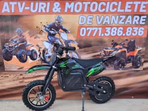 Motocicleta electrica copii eCross 1000w 36volți Roți R10 — miniatura 7