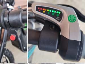 Motocicleta electrica copii eCross 1000w 36volți Roți R10 — miniatura 8