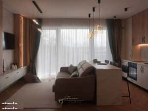 Apartament premium 3 camere, prima închiriere, garaj, balcon — miniatura 1