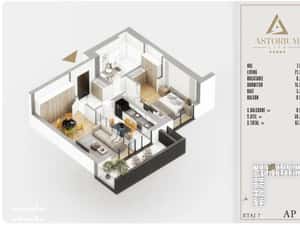 AP. 2CAM. (DRESSING DORMITOR) / BLOC FINALIZAT. ASTORIUM LIFE! — miniatura 3