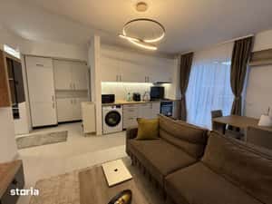 Inchiriez penthouse 3 camere mobilat full premium, 90mp, terasa pano — miniatura 4