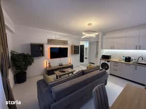 Inchiriez penthouse 3 camere mobilat full premium, 90mp, terasa pano — miniatura 6