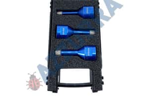 Set carote pt. gresie portelanata piatra diam. 6, 8, 10mm cu ceara — miniatura 5