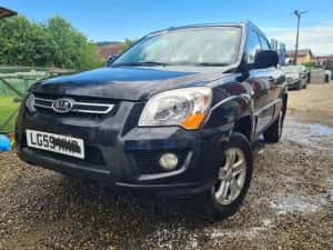 Bara fata Kia Sportage II 2006 - 2010 NEGRU (947) Benzina model fara spalatoare far
