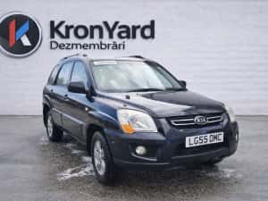 Bara fata Kia Sportage II 2006 - 2010 NEGRU (947) Benzina model fara spalatoare far — miniatura 4