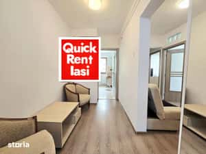 Piata Unirii UMF Apartament 2Dormitoare +Miniliving De Inchiriat Iasi — miniatura 4