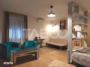 Garsoniera de inchiriat la casa camera bucatarie baie Lidl Cisnadie — miniatura 4