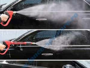 Set pistol presiune aparat spalat si lanci apa + set 5 duze — miniatura 5