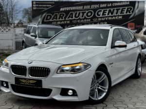 BMW F11 520D X-DRIVE M-PACHET ALB PERLAT AN 2014 IMPORT ITALIA — miniatura 3