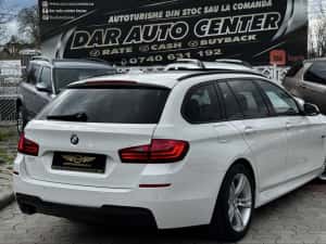 BMW F11 520D X-DRIVE M-PACHET ALB PERLAT AN 2014 IMPORT ITALIA — miniatura 4