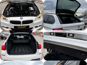 BMW F11 520D X-DRIVE M-PACHET ALB PERLAT AN 2014 IMPORT ITALIA — miniatura 6