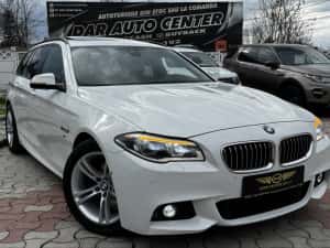 BMW F11 520D X-DRIVE M-PACHET ALB PERLAT AN 2014 IMPORT ITALIA — miniatura 9