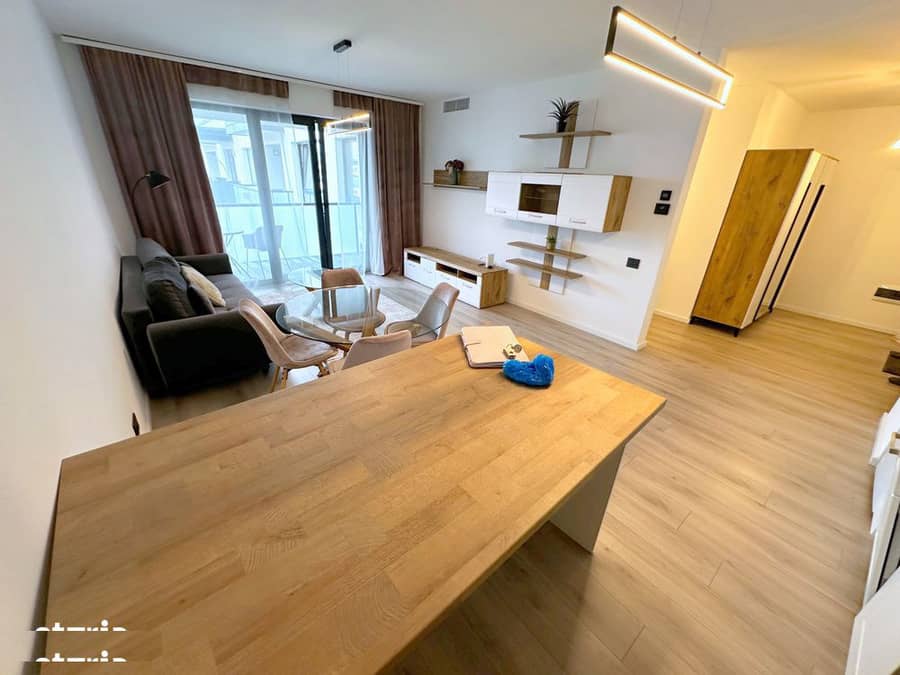 2 camere, bloc nou, mobilat modern, garaj, in zona Garii, semicentral — fotografie 1 din 6
