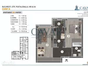 Apartament 2 Camere Decomandat 53 mp — miniatura 6