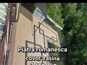 Piatra 2-4 mm covor rasina poliuretanica epoxidica romanesca — miniatura 1