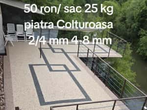 Piatra 2-4 mm covor rasina poliuretanica epoxidica romanesca — miniatura 4