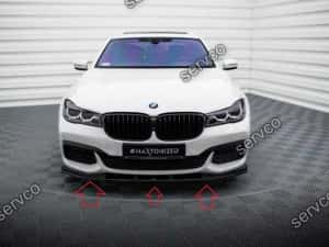 Prelungire lip bara fata Bmw Seria 7 G11 G12 M Pachet 2015-2018 Maxton — miniatura 5