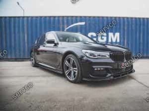Prelungire lip bara fata Bmw Seria 7 G11 G12 M Pachet 2015-2018 Maxton — miniatura 9