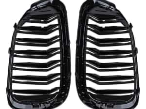 Set 2 grile negre BMW Seria 5 G30 G31 2016 - 2020 negru lucios — miniatura 4