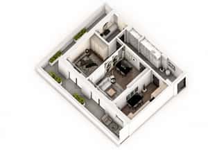 Apartament 2 camere, 82.62 mp, ansamblu 0% Comision Achizitie, Calea S — miniatura 5