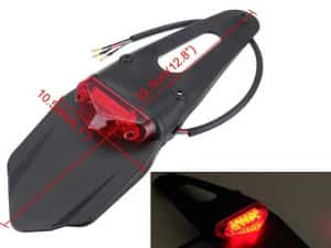 Codita Spate Moto Cu Stop Led Suport Numar Enduro Cross Sherco Gas Gas — miniatura 5