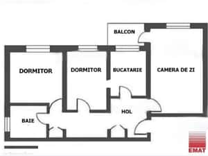 Apartament 3 camere, decomandat, 9 Mai, Frasinet