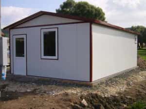 Casa Modulara, Garaje Auto si Containere stil birou din structura metalica si panou sandwich termoizolant
