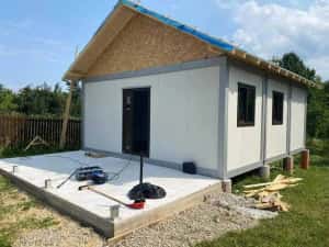 Casa Modulara, Garaje Auto si Containere stil birou din structura metalica si panou sandwich termoizolant — miniatura 4